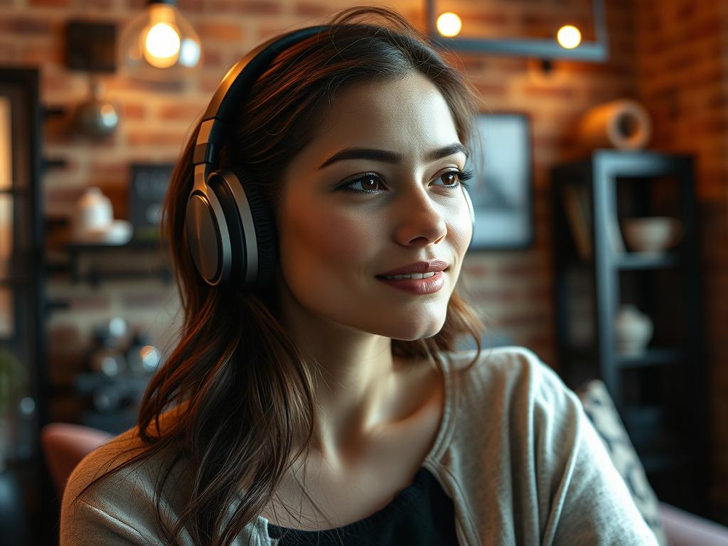 Femme écoutant de la musique chez elle, ambiance intime et tendue pour illustrer la bande originale de Black Bag (2025), thriller espionnage de Steven Soderbergh avec Cate Blanchett et Michael Fassbender