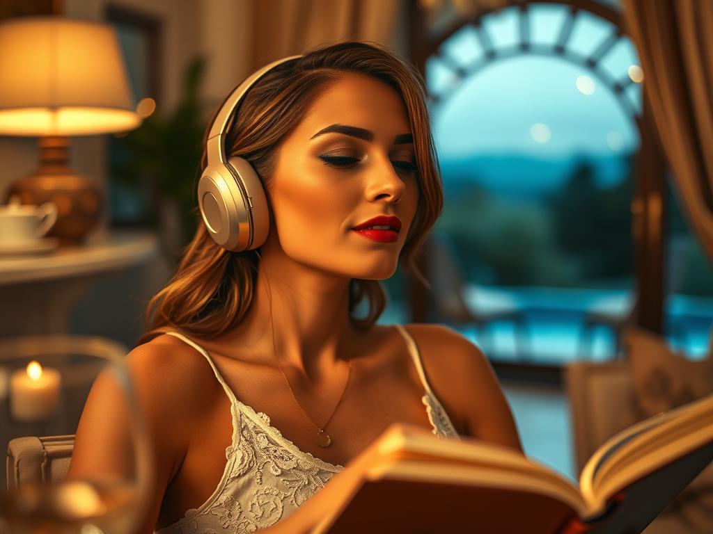 Une femme écoute la musique du film Roofman (2025) chez elle, ambiance true-crime avec le score de Christopher Bear et classiques comme Ultra Naté