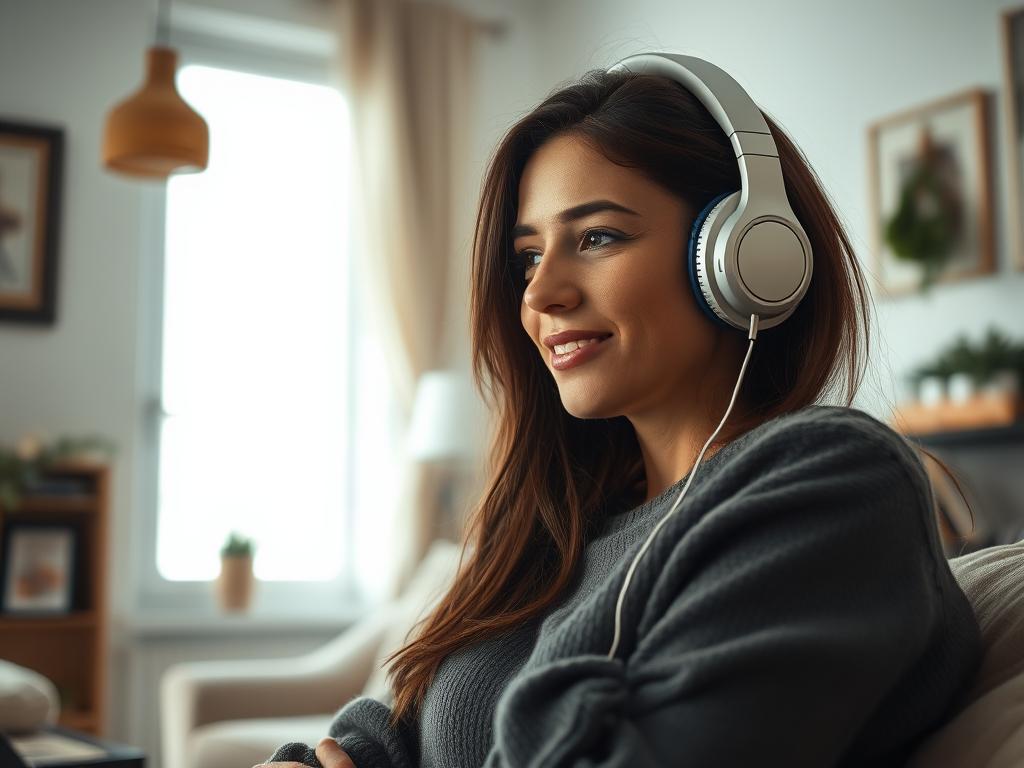 Femme écoutant la musique de la BO Sentimental Value (2025) Soundtrack en Norvège : vibes osloïtes introspectives