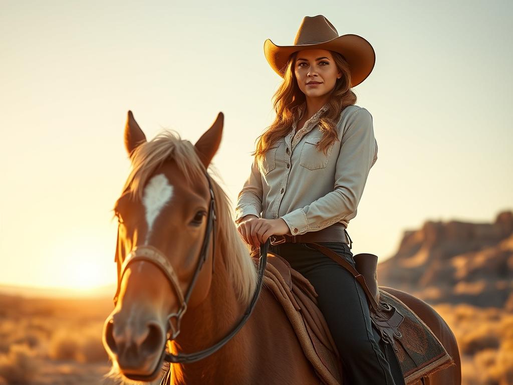 Femme cowgirl sur son cheval dans la BO The Abandons Saison 1 (2025) Soundtrack – Netflix